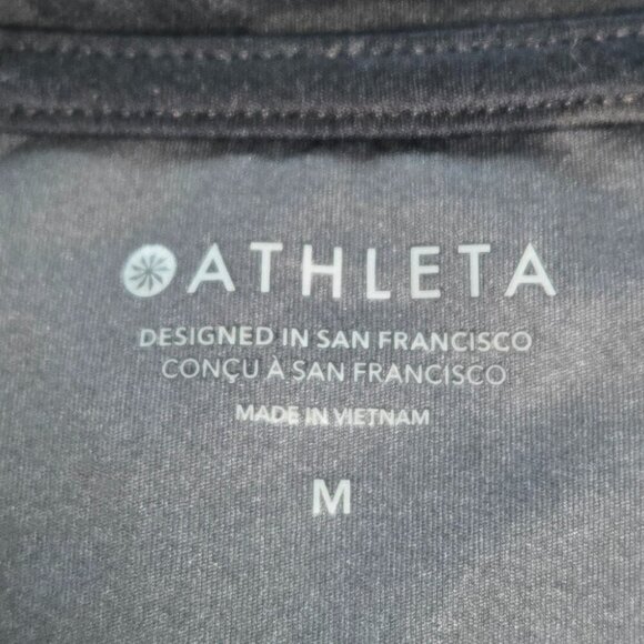 Athleta Shanti Camo Crop III Tank - M Black Camo - Picture 5 of 6